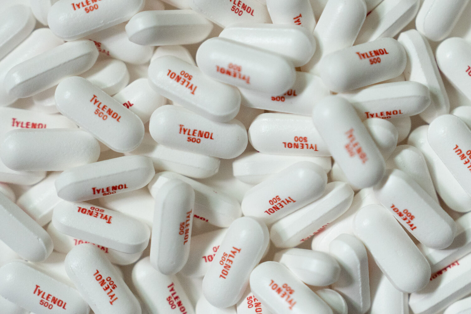 FILE - Tylenol pills in La Habra, Calif., on Sept. 23, 2025. (AP Photo/Jae C. Hong, File)Credit: AS...