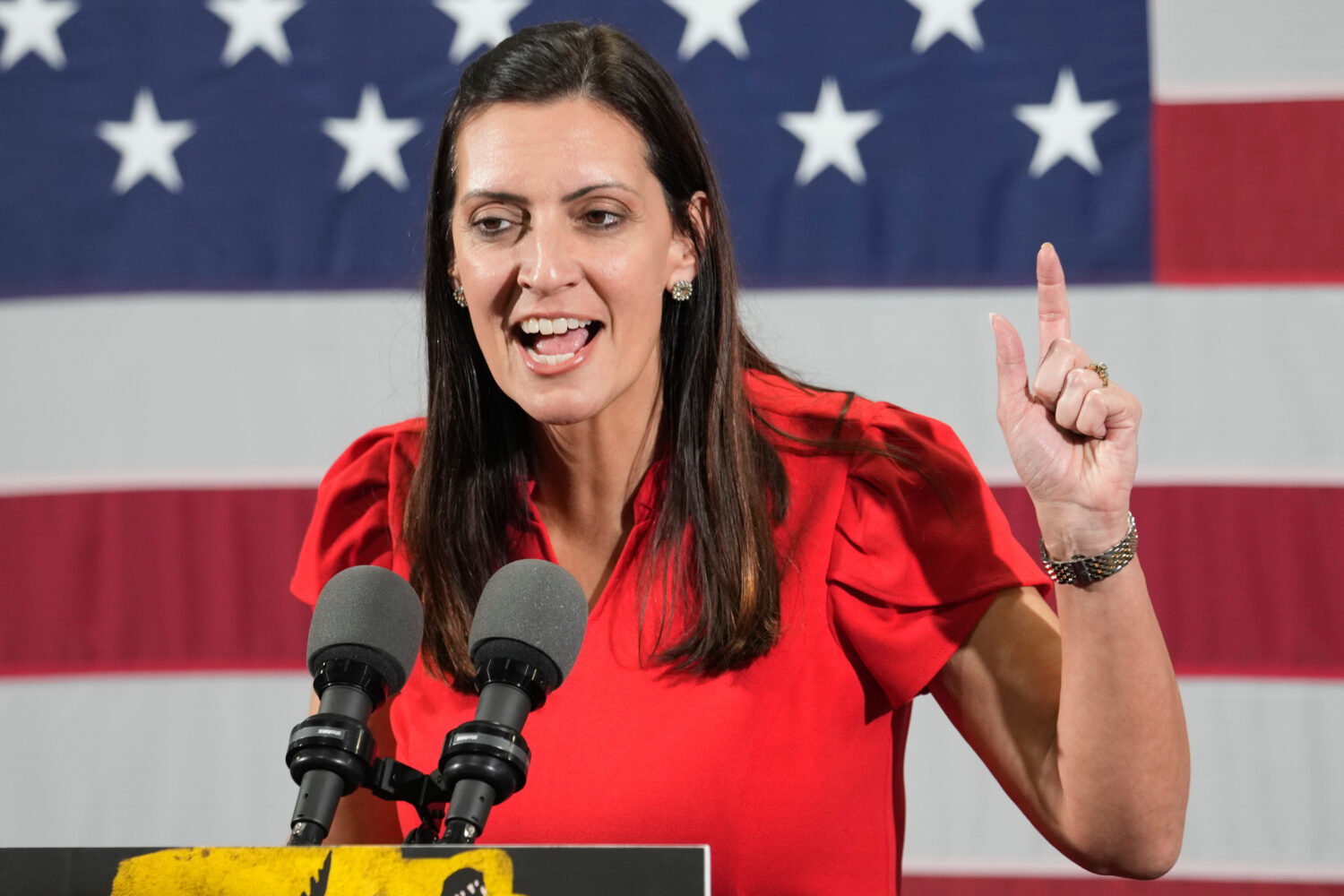 FILE - Florida Lt. Gov. Jeanette Nunez speaks during a campaign rally for Republican Florida Govern...
