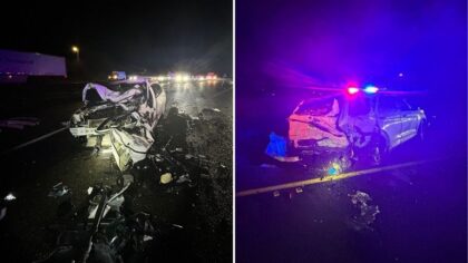 WSP trooper's vehicle struck by drunk driver during I-5 accident response