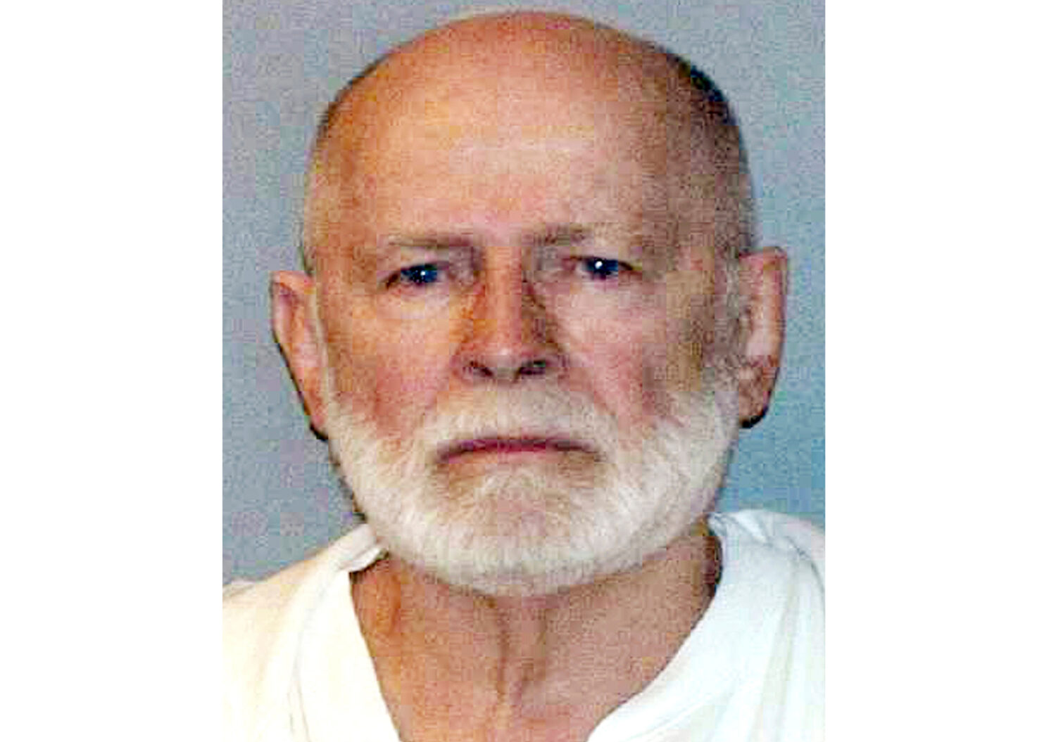 FILE - This booking photo provided by the U.S. Marshals Service shows James "Whitey" Bulger on June...