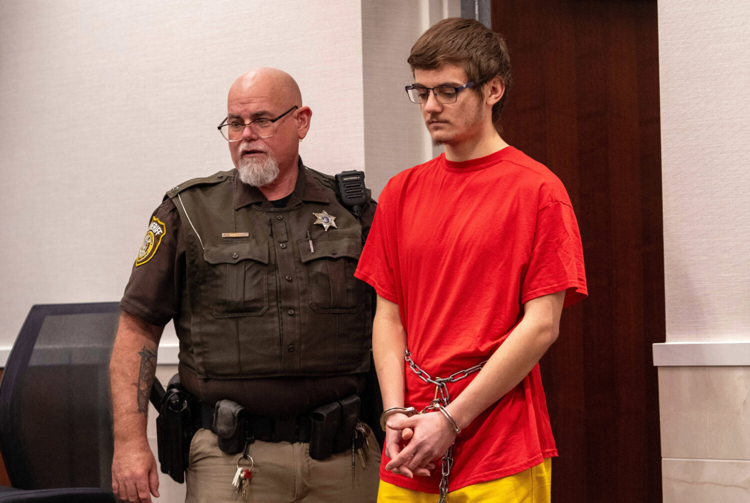 FILE - Nikita Casap appears at his arraignment on May 7, 2025, in Waukesha County Circuit Court, in...