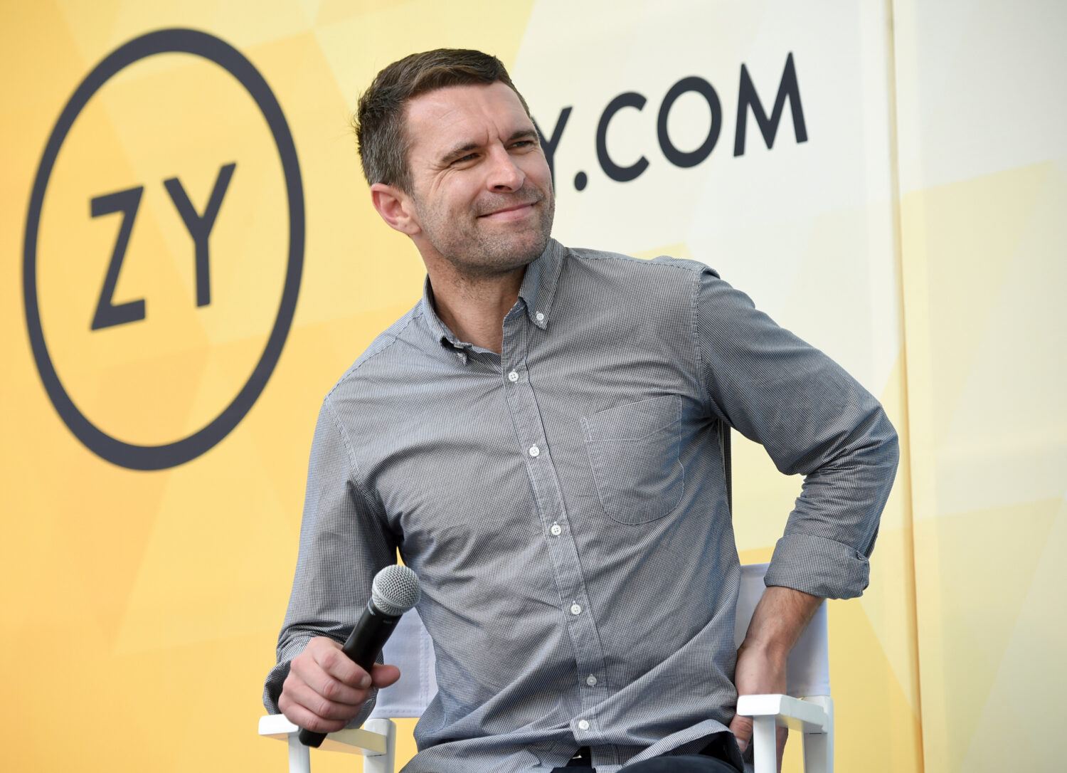 FILE - In this July 21, 2018, file photo Allbirds co-founder Tim Brown speaks at OZY Fest in Centra...