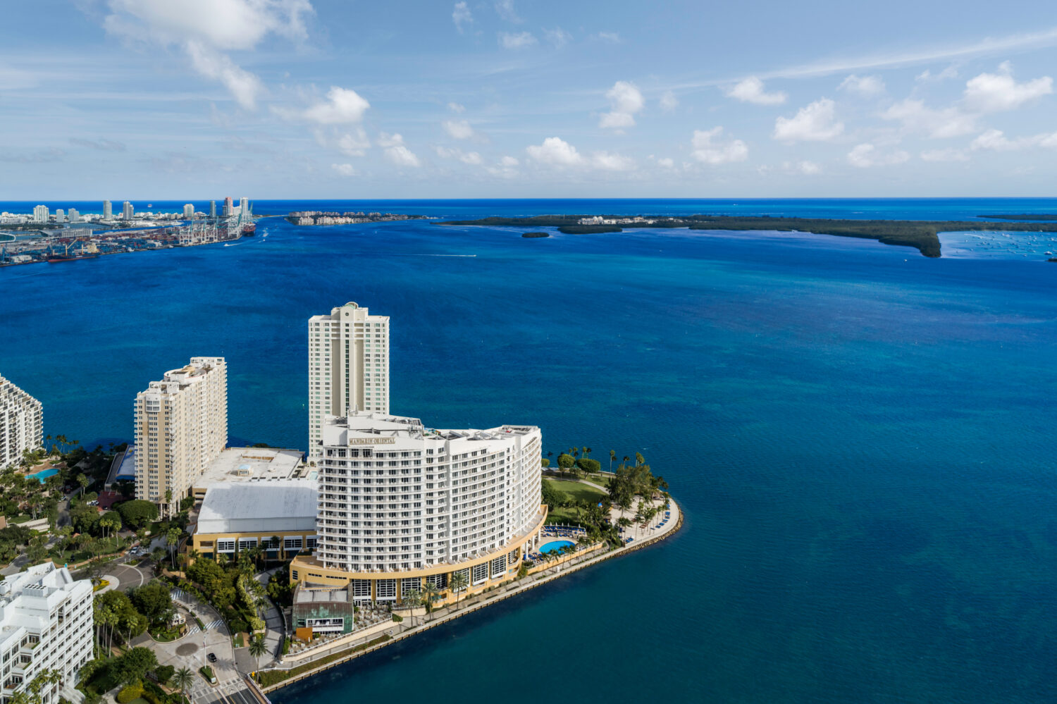 This undated photo provided by Swire Properties in April 2026 shows the Mandarin Oriental, Miami on...