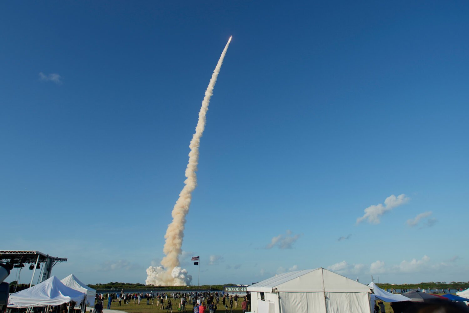 NASA's Artemis II moon rocket lifts off from the Kennedy Space Center's Launch Pad 39-B Wednesday, ...
