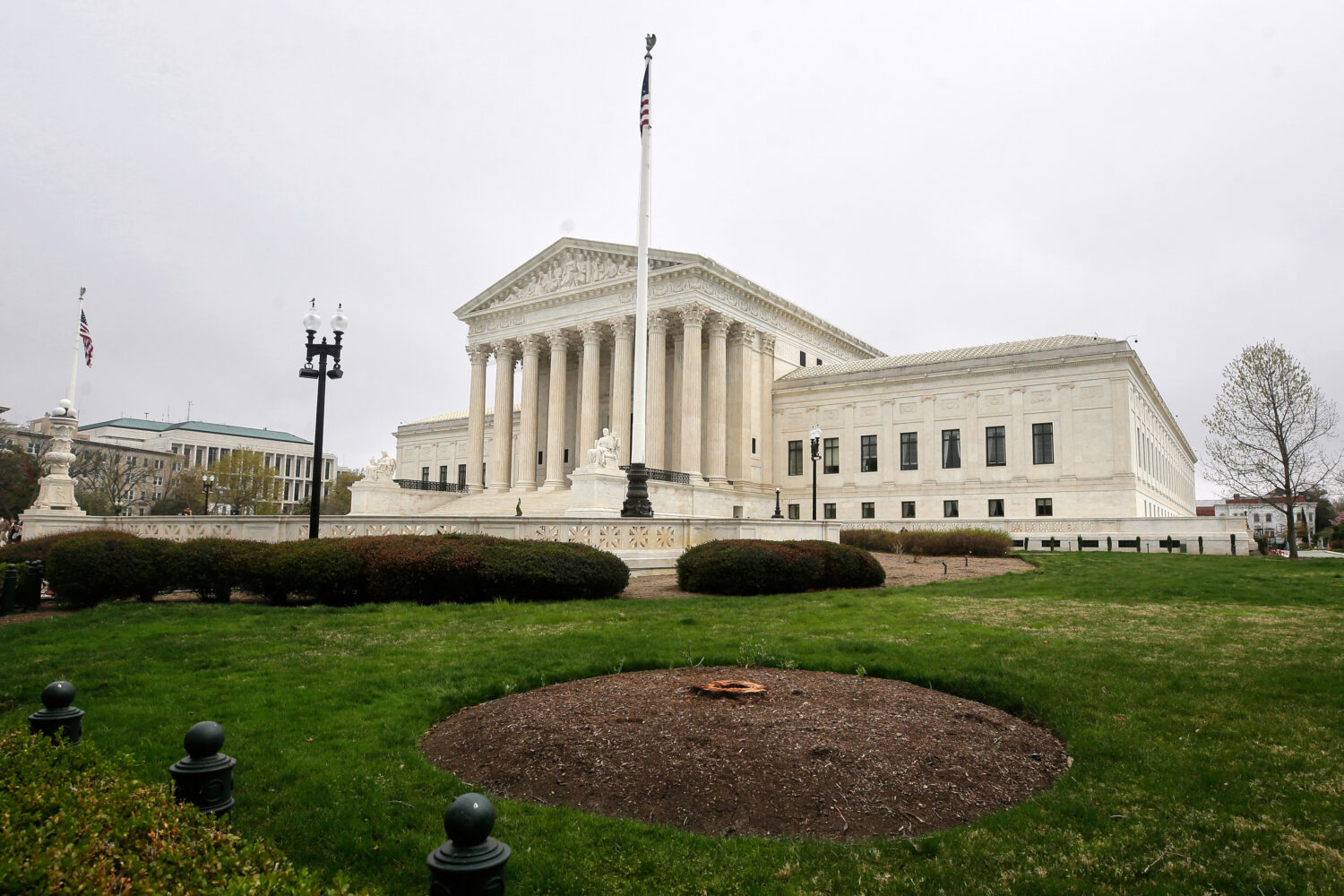 The U.S. Supreme Court is seen in Washington, Friday, April 3, 2026. (AP Photo/Rahmat Gul)Credit: A...