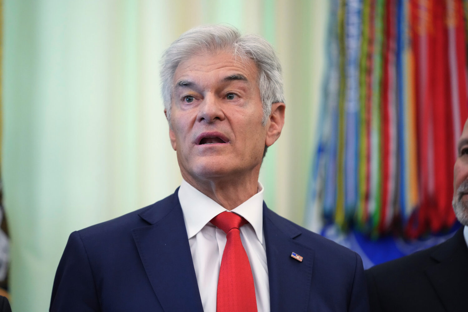Centers for Medicare & Medicaid Services administrator Dr. Mehmet Oz speaks speaks during an event ...