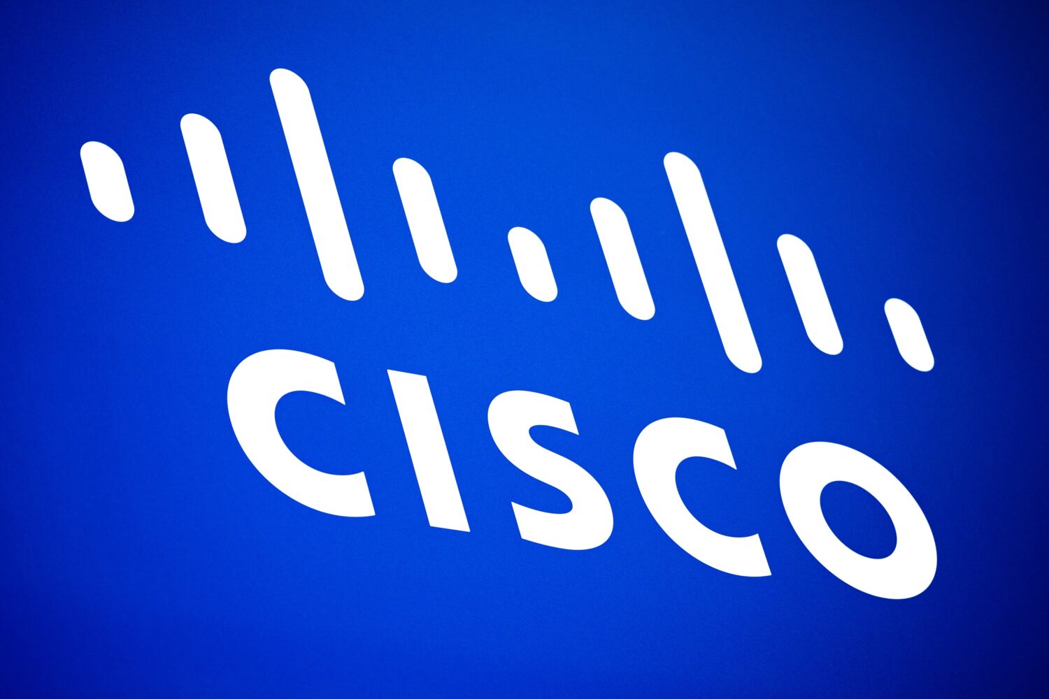 FILE - Cisco logo is seen at the Mobile World Congress 2023 in Barcelona, Spain, March 2, 2023. (AP...
