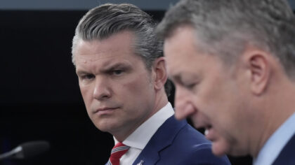 The Latest: Hegseth and Caine say ceasefire between the US and Iran is not over