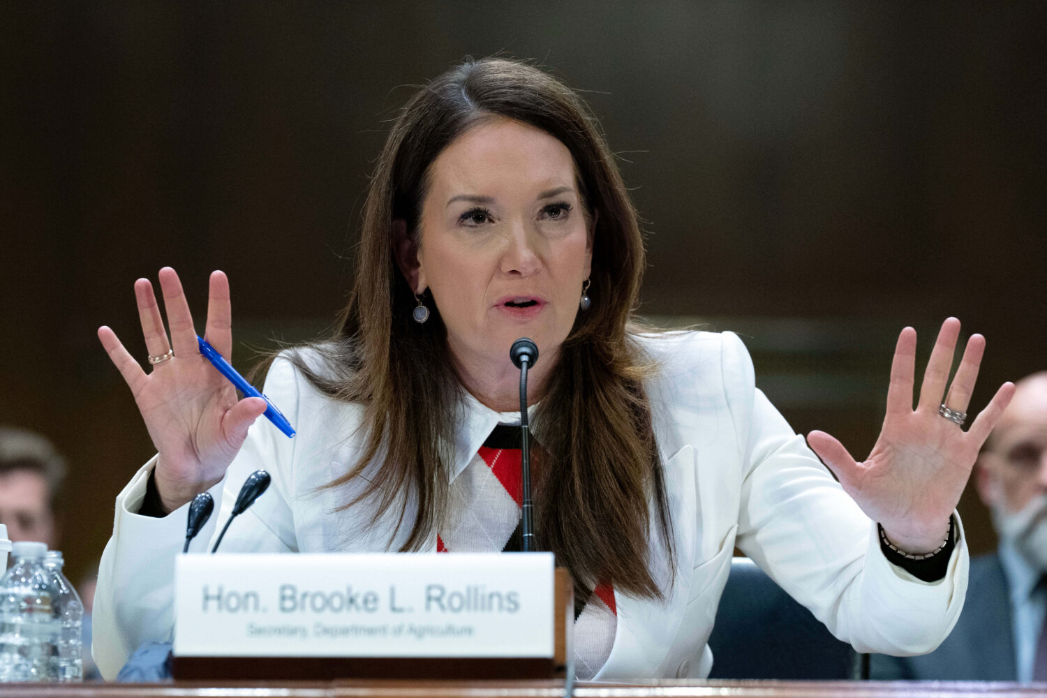 Agriculture Secretary Brooke Rollins testifies before the Senate Committee on Appropriations, Subco...