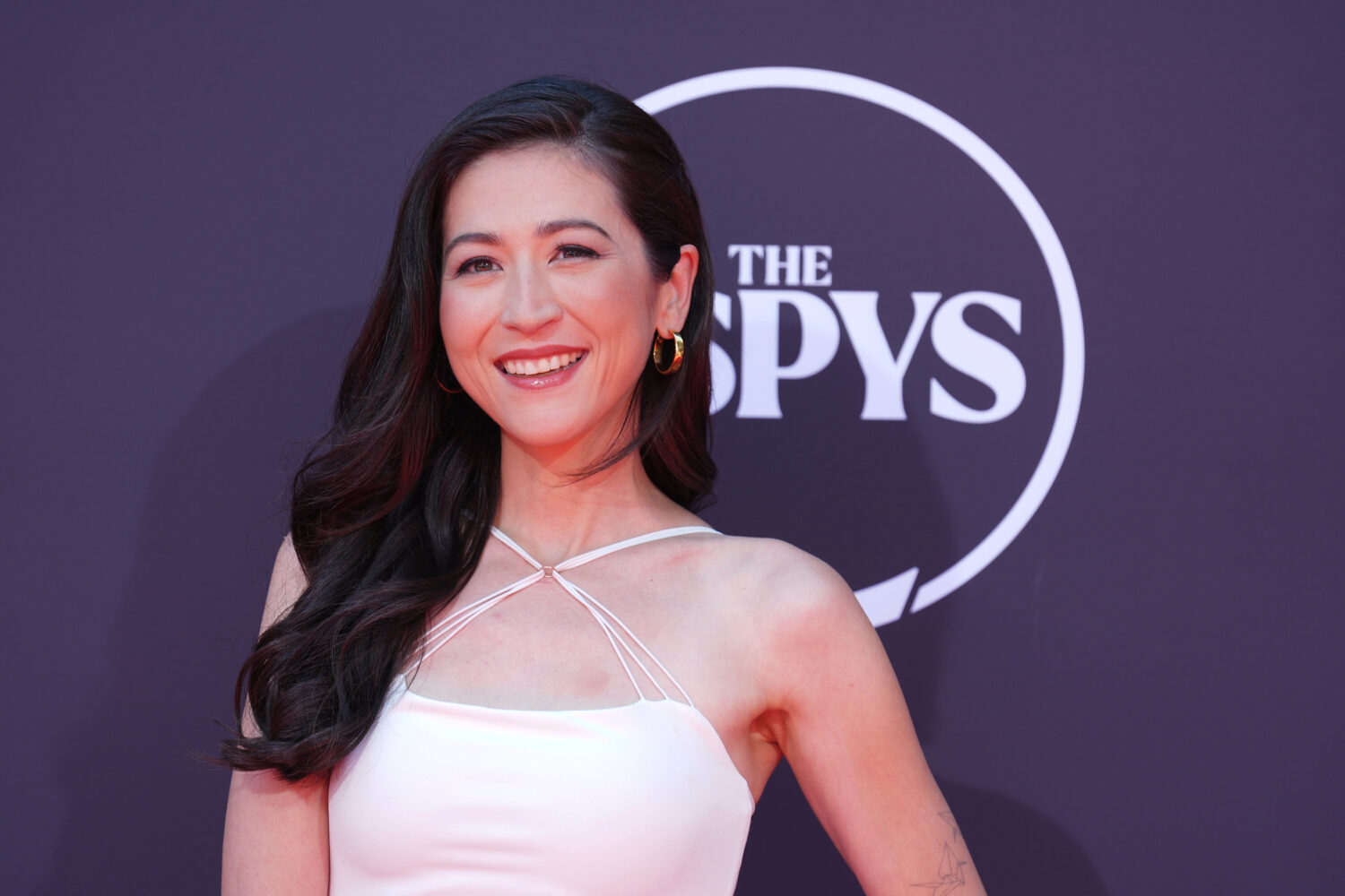 FILE - Mina Kimes arrives at the ESPY Awards at the Dolby Theatre in Los Angeles, Wednesday, July 1...