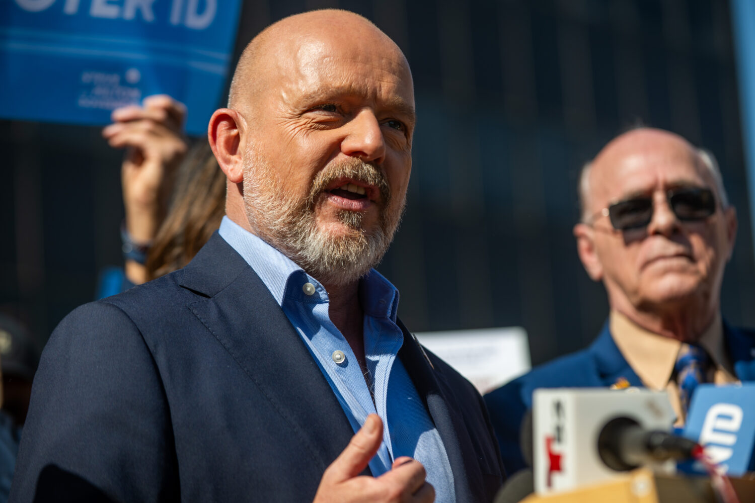 California gubernatorial candidate Steve Hilton speaks during a campaign event on Tuesday, June 9, ...