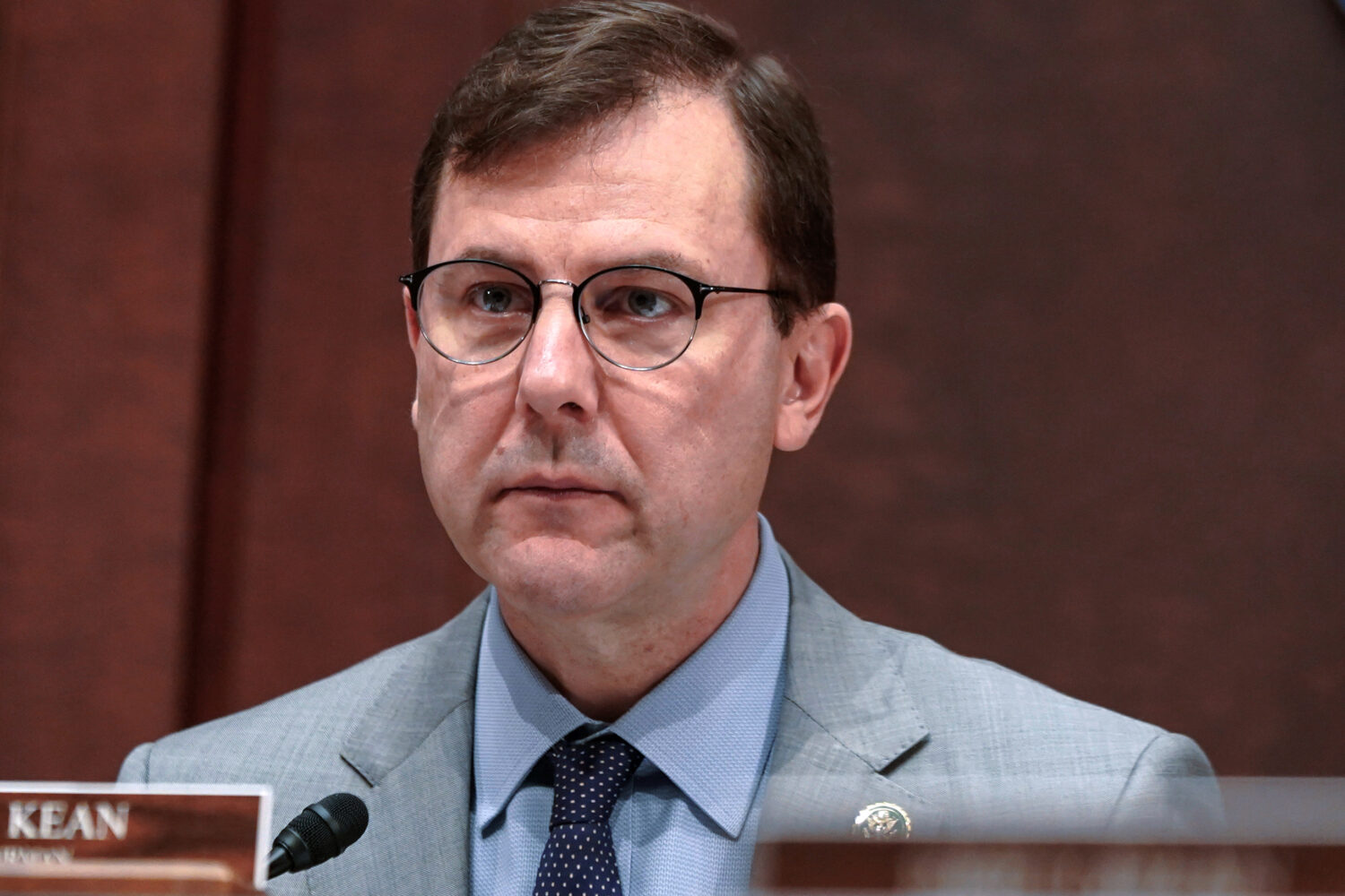 FILE - Rep. Tom Kean, R-N.J., listens during a Subcommittee of the House Foreign Affairs about Bela...