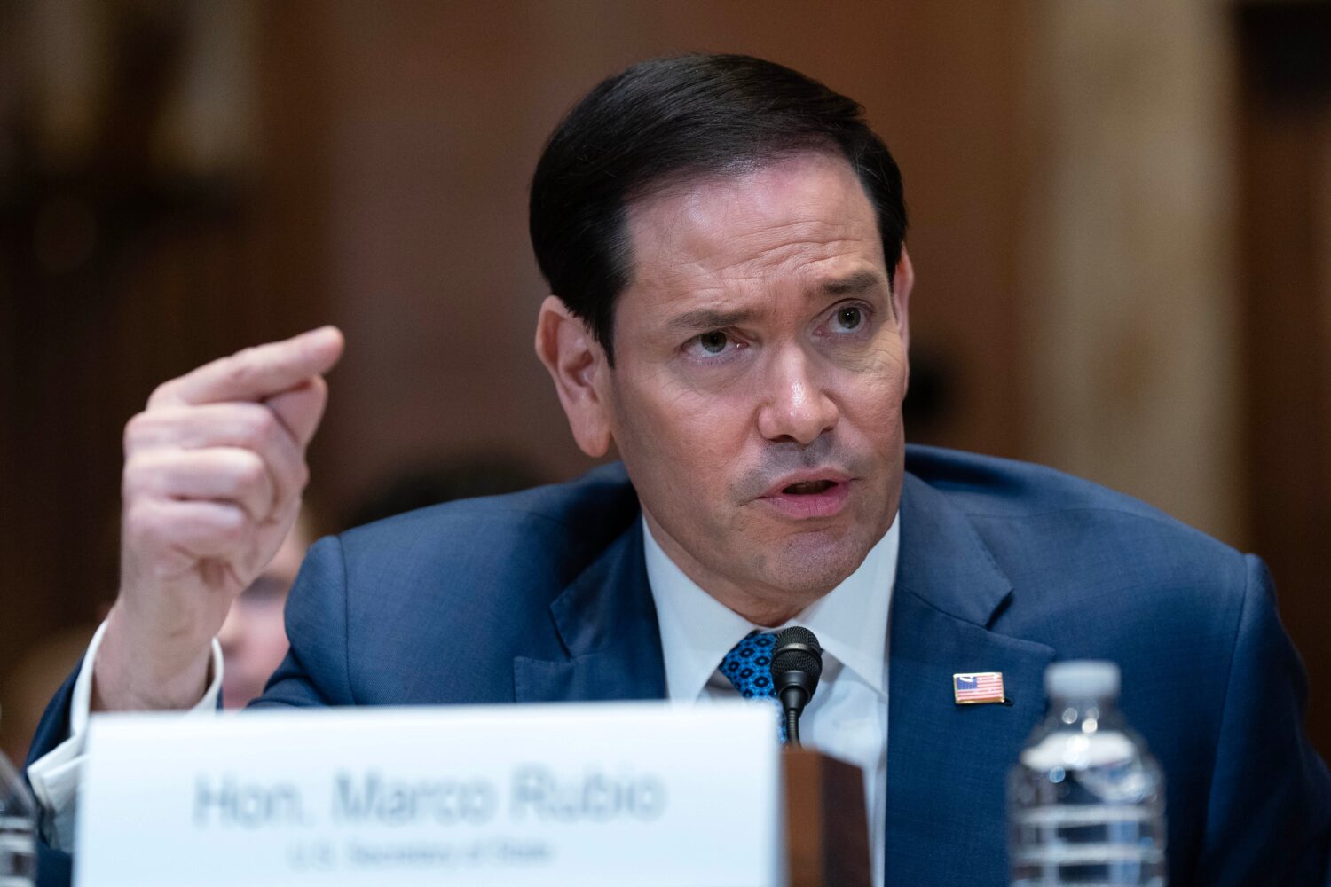 Secretary of State Marco Rubio testifies before the Senate Committee on Appropriations on Capitol H...