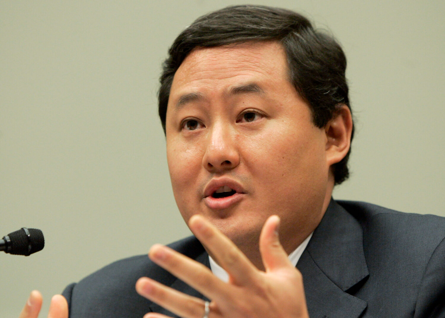 FILE - John Yoo, a law professor at the University of California at Berkeley, testifies on Capitol ...