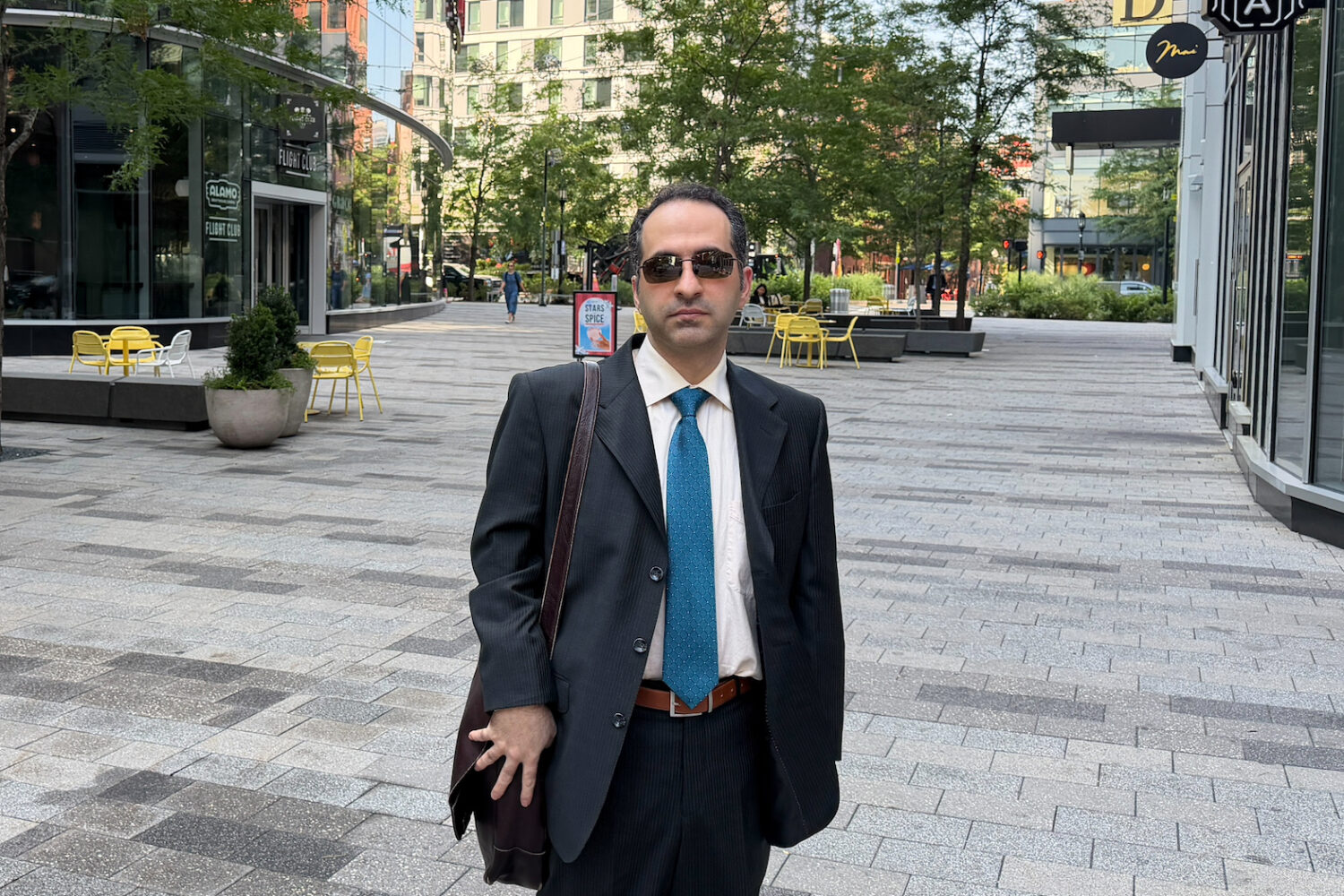 Iranian American defendant Mahdi Mohammad Sadeghi poses for a photo Friday, July 10, 2026, before h...