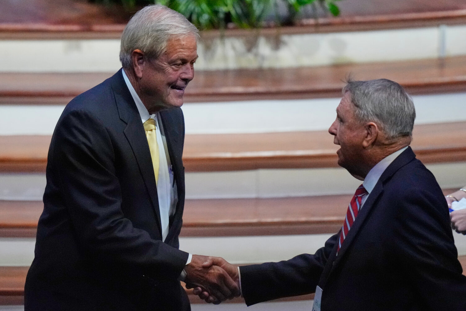 Rep. Ralph Norman, R-S.C., left, who is running to fill the seat of Sen. Lindsey Graham, R-S.C., gr...