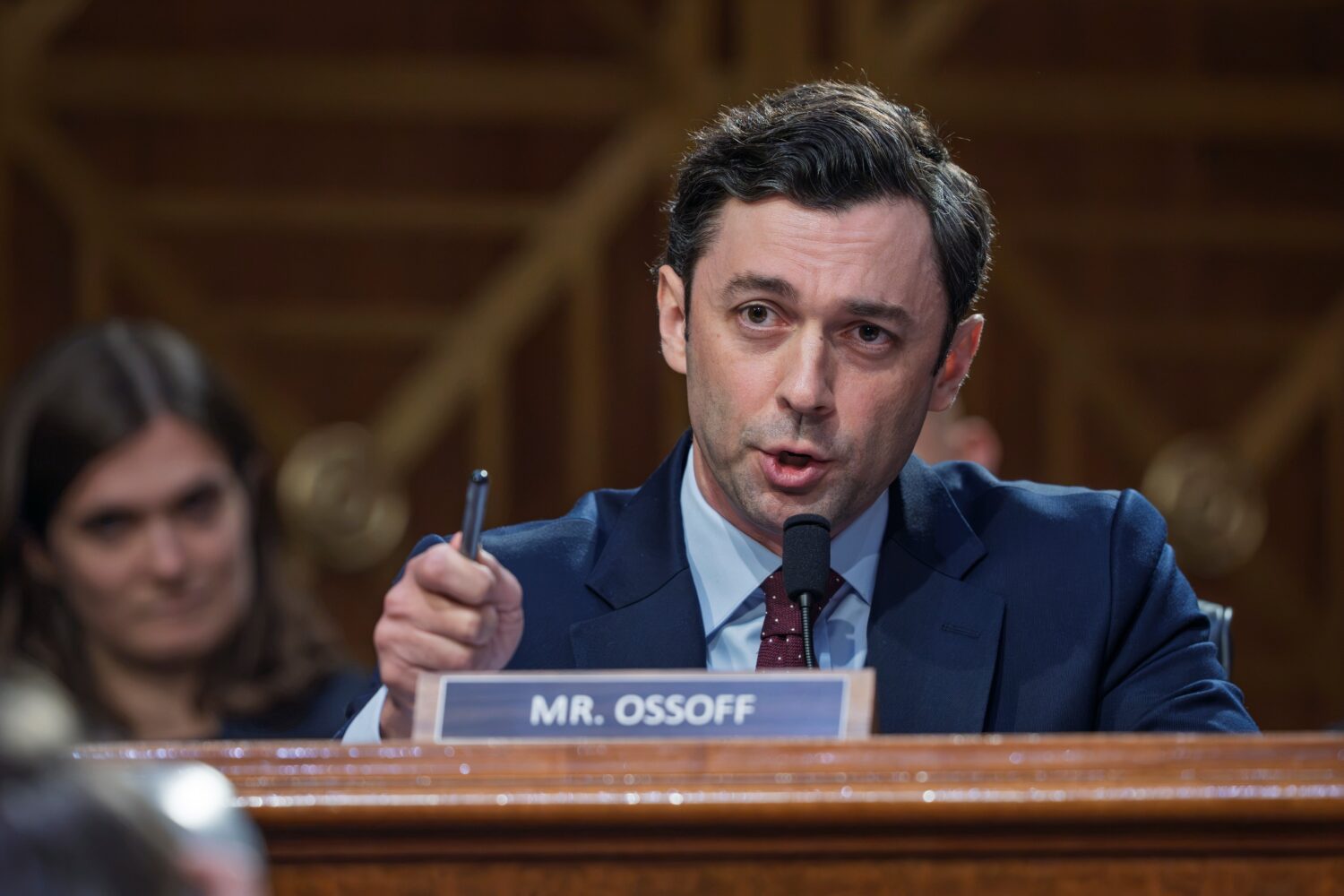 Sen. Jon Ossoff, D-Ga., questions Jay Clayton, President Donald Trump's pick to head the nation's i...