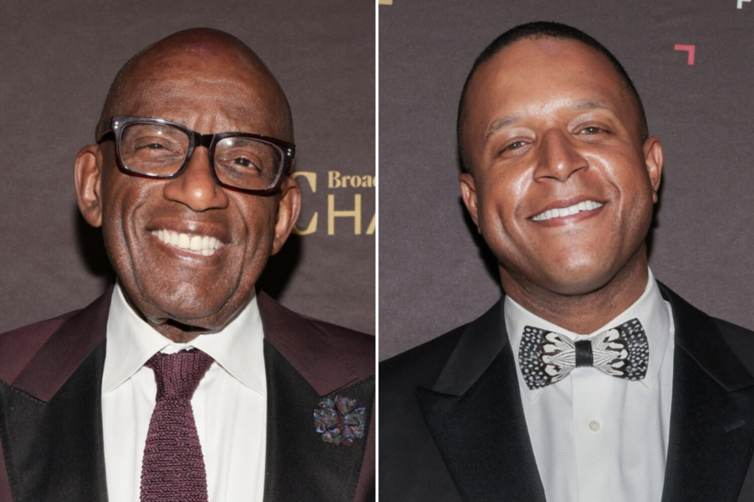 This combo image shows Al Roker, left, and Craig Melvin attending the 31st Broadcasting and Cable H...