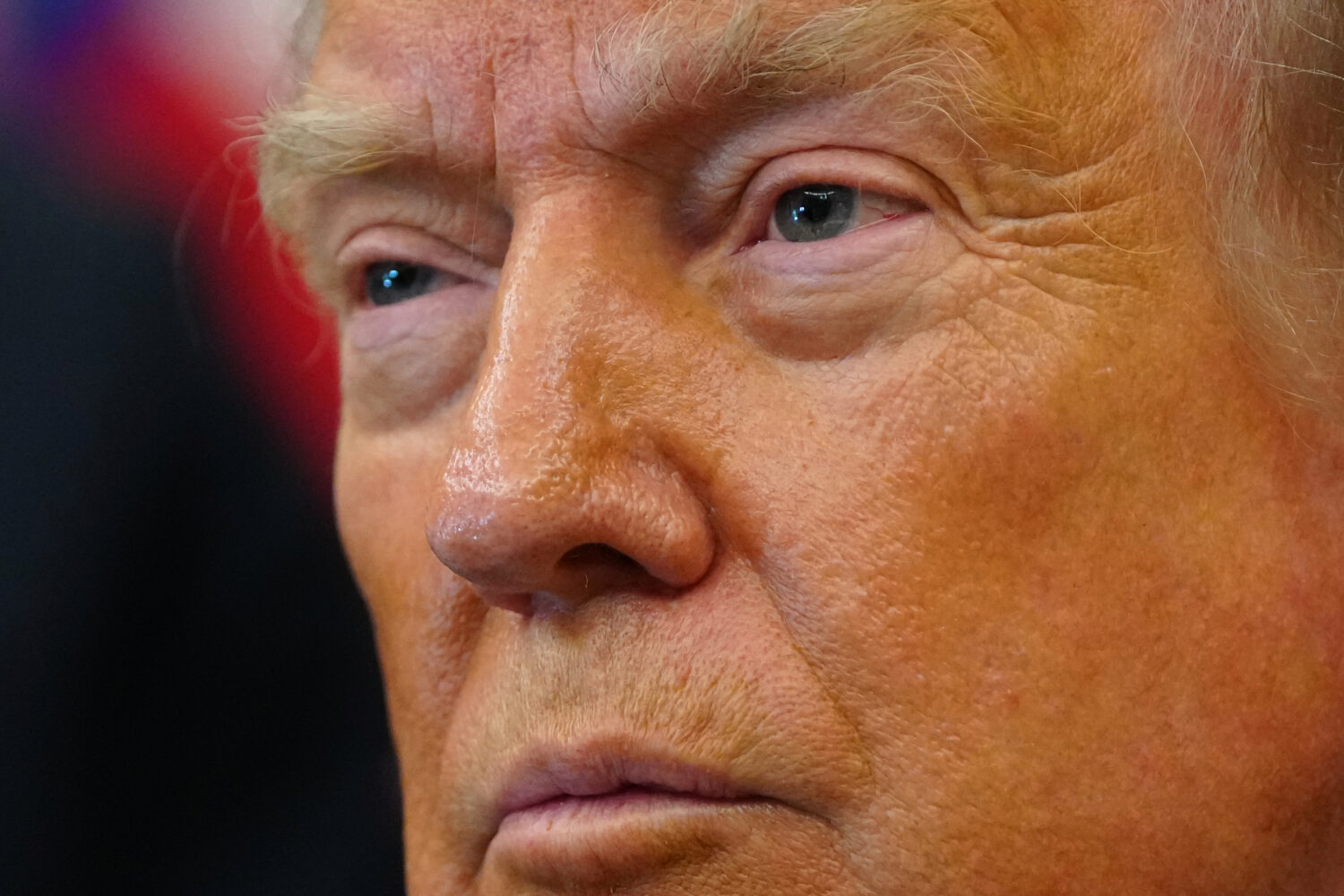 President Donald Trump listens after signing executive orders modifying the Bears Ears National Mon...