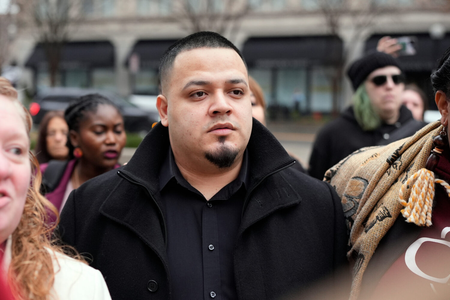 FILE - Kilmar Abrego Garcia arrives at the federal courthouse, Feb. 26, 2026, in Nashville, Tenn. (...